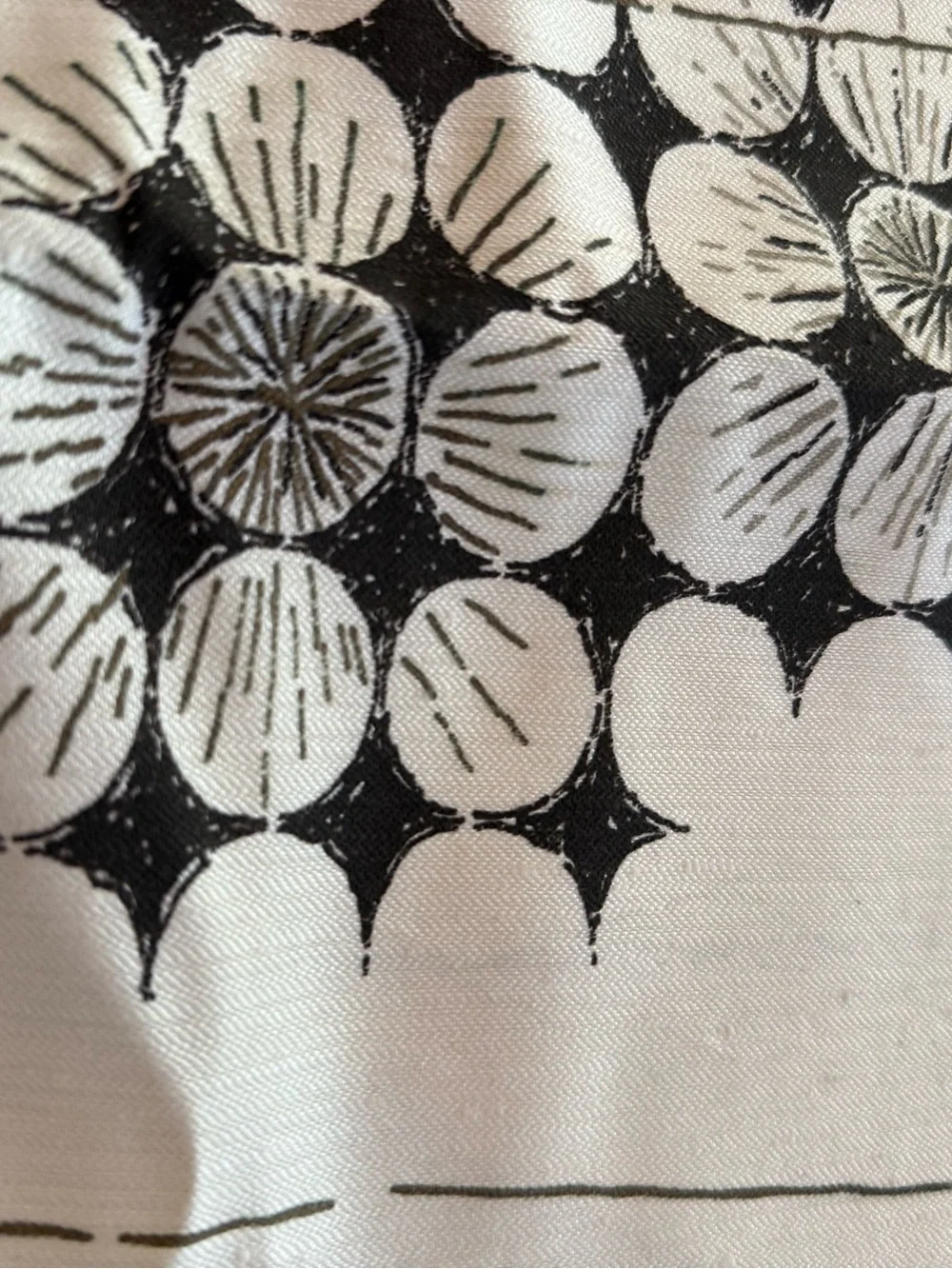 MCM silk/linen blend upholstery fabric